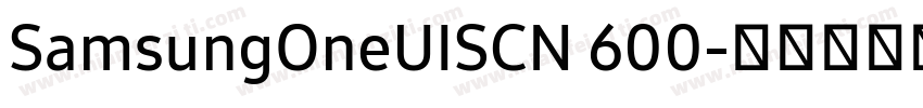 SamsungOneUISCN 600字体转换